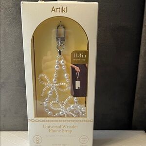 Pearl Wristlet Phone Strap by ARTIKL